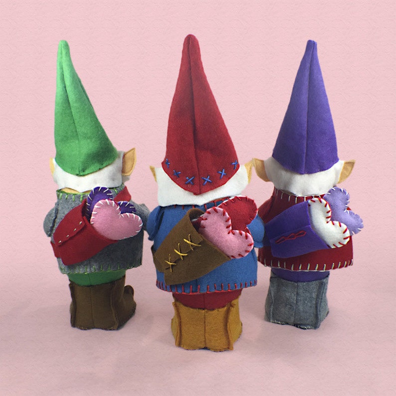 Tabletop Santa DIY Sewing Gnome Sewing Pattern Gnome Sewing Pattern Santa Gnome Garden Gnome PDF Pattern