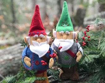 Garden Gnome PDF Pattern, DIY Sewing, Tabletop Santa, Gnome Sewing Pattern, Santa Gnome, Gnome Sewing Pattern