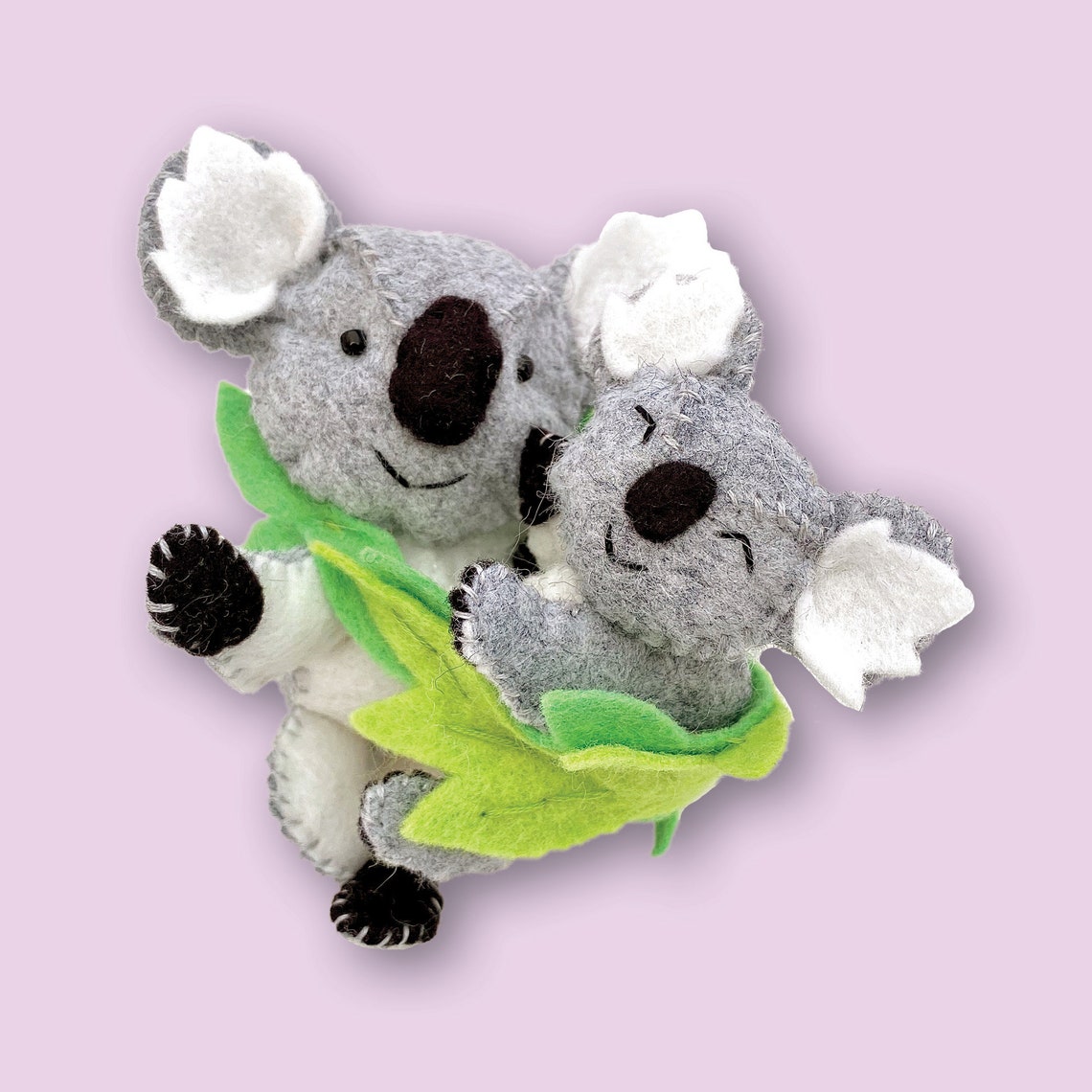 Koala Sewing Kit Felt Koala Craft Kit Koalas Koala Joey Etsy