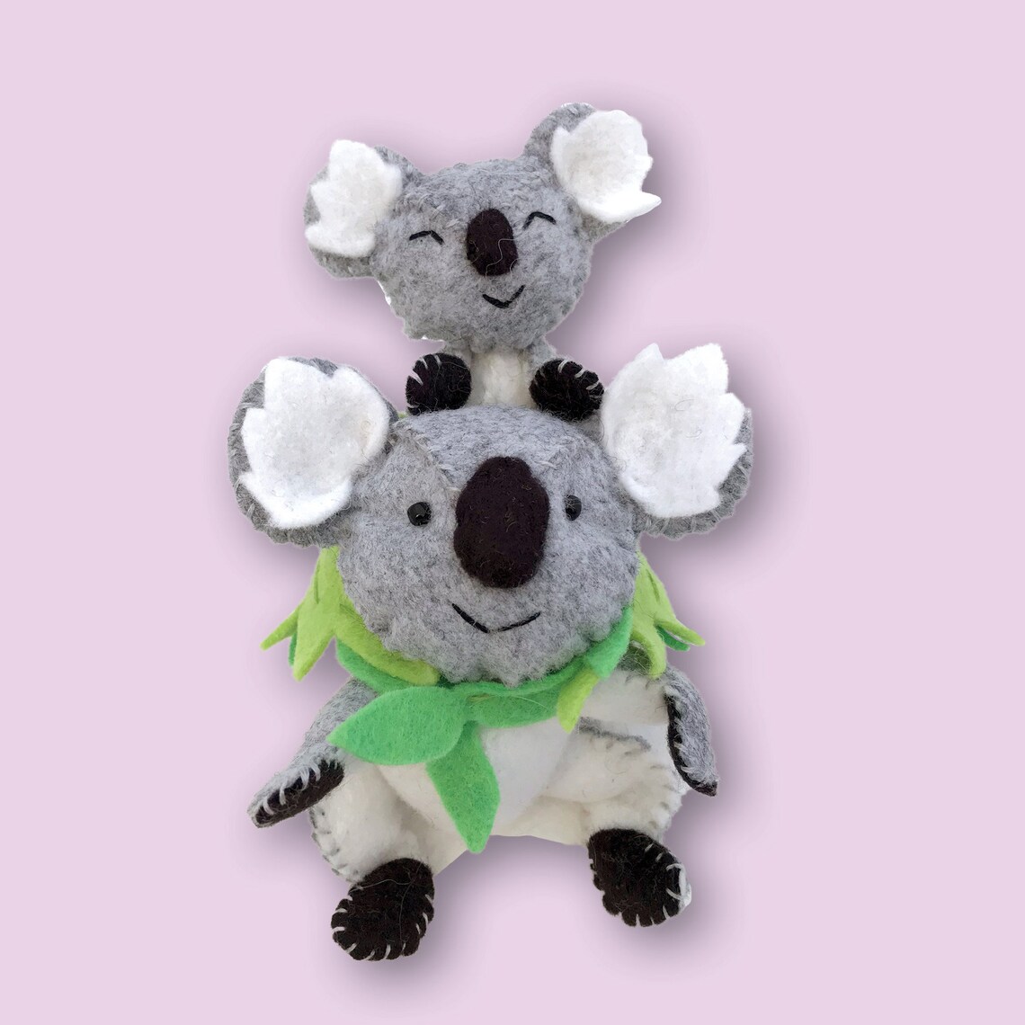 Koala Sewing Kit Felt Koala Craft Kit Koalas Koala Joey Etsy