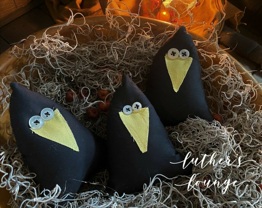 Primitive Farmhouse Crow Bowl Fillers - Etsy