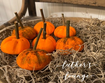 Primitive Farmhouse Pumpkin  Bowl Fillers Country Rustic Farmhouse Decor