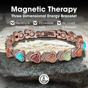 Bracciale magnetico in acciaio inossidabile Braccialetti per coppie