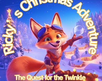 La aventura navideña de Ricky / Libro navideño imprimible para niños en PDF / Historia del zorro + Guía de aprendizaje de emociones