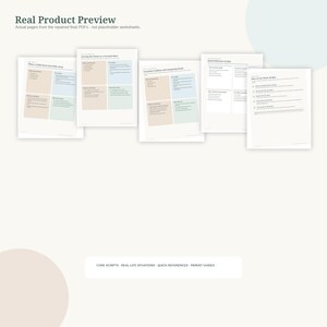 Executive Function Parent Scripts Toolkit Vol. 2, 6 Self-Management Skills for Kids, Printable PDF image 5