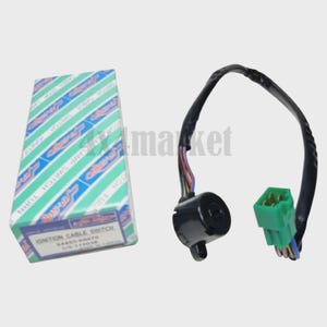 May include: An ignition cable switch with a black housing and a green connector. The switch is connected to a black cable with multiple colored wires. A box with the text "IGNITION CABLE SWITCH" is also in the image.