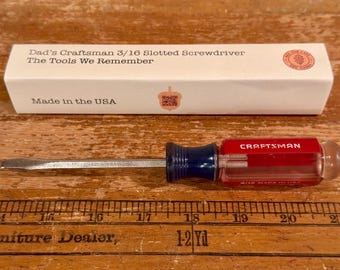 Dad’s Craftsman 3/16 Slotted Screwdriver   Original • Restored • American Made