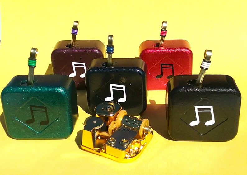 18 Note Music Box Movements Custom Colors Lots of New Etsy