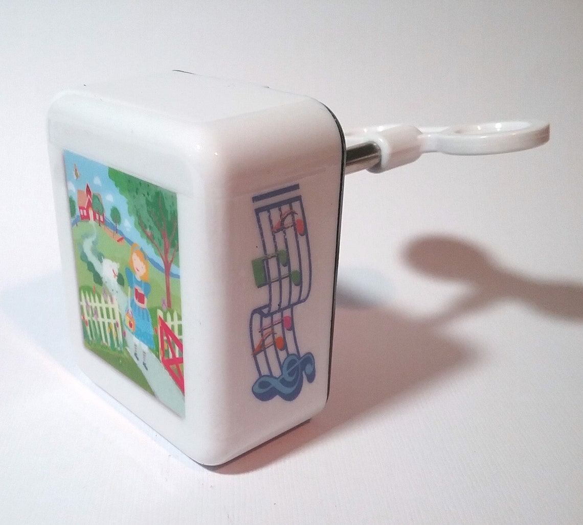 Mary Had A Little Lamb Girls Music Box Movement Most Etsy