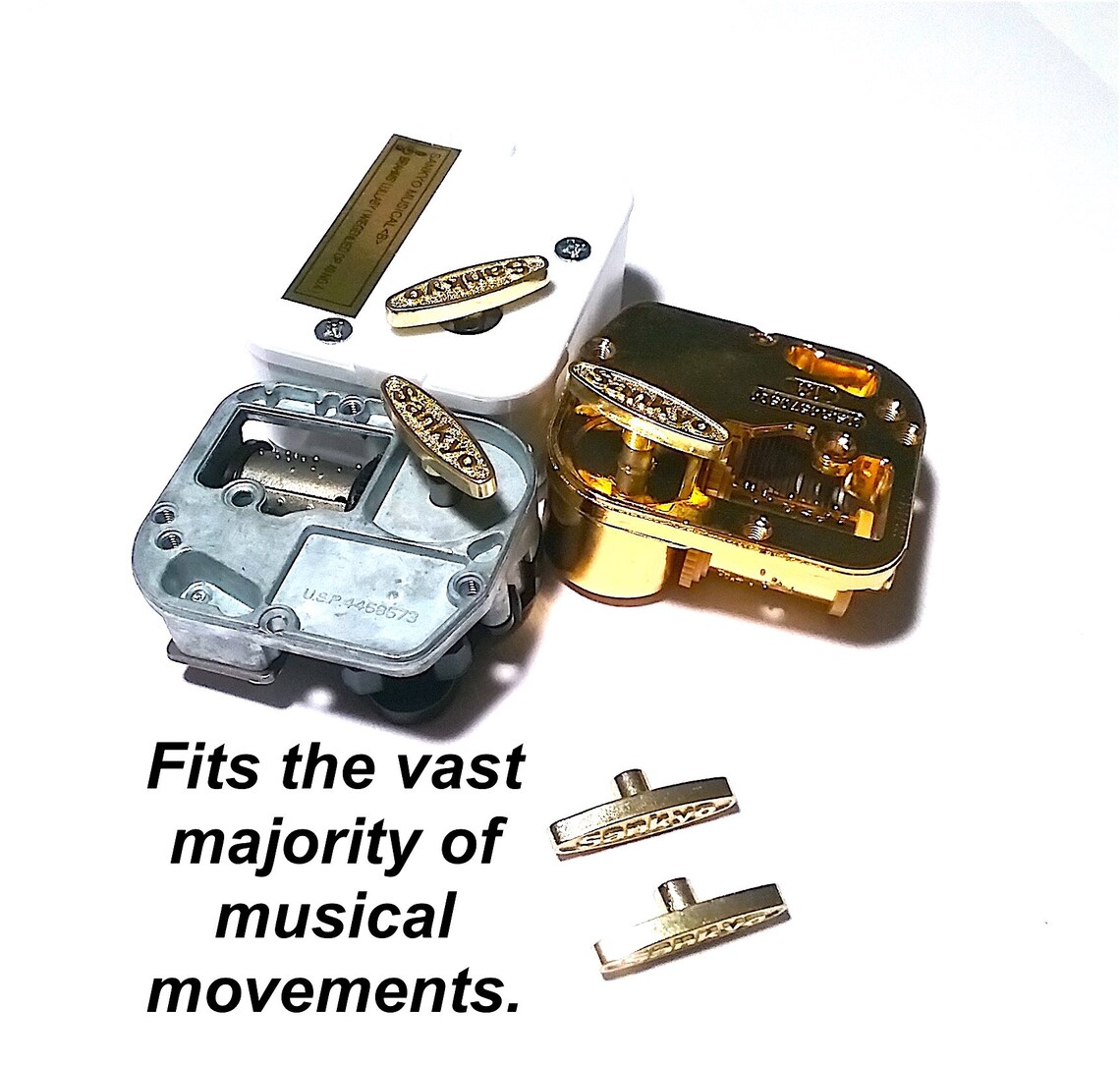 2 Replacement Winding Keys for Music Boxes Very Short 1/8 Etsy