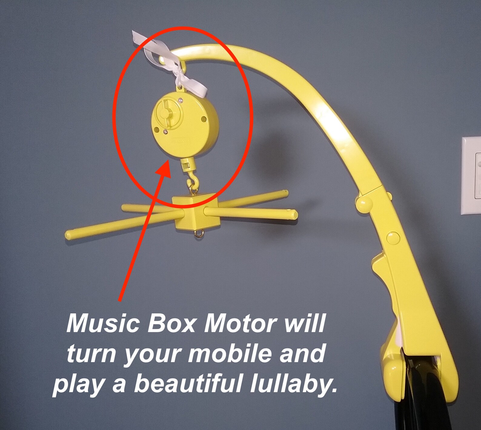 Crib Mobile Kit You Select the Color and Song Etsy