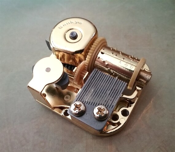Golden 18 Note Sankyo Music Box Movement Best Quality Nocturne by Chopin