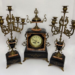 Horloge Comtoise Française Ancienne - Mécanique à Clé - Mouvement Fonctionnel - Déco Vintage