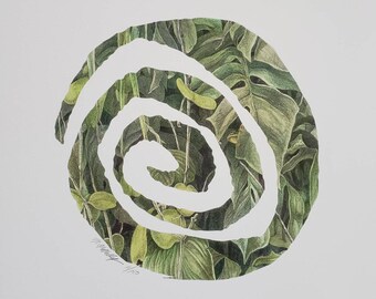 Spiral Design Limited Edition Giclee' Print-Signed & Numbered