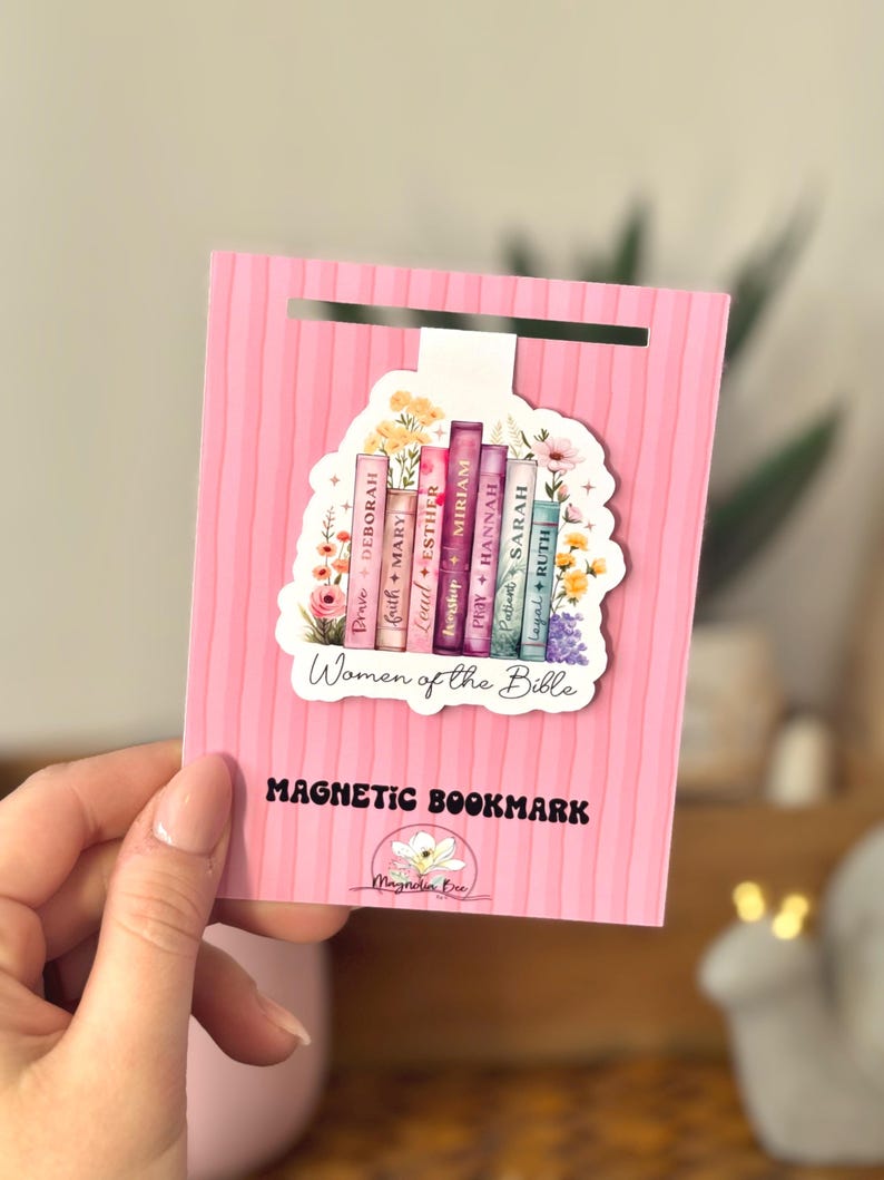 Women of the Bible Magnetic Bookmark | Floral Bible Study Journal Gift ...