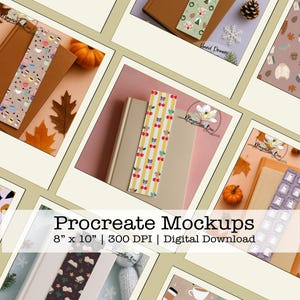 Pacchetto di mockup per segnalibri: file Procreate minimalisti (piccole imprese)