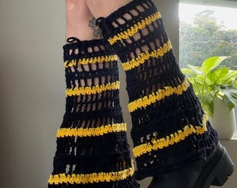 Mesh Flare Festival Legwarmers