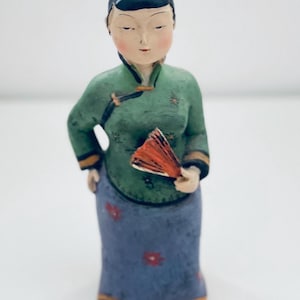 Vintage Chinese Lady Figurine