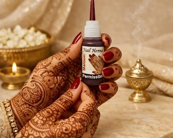 Nail Henna Liquid - Organic and Wudhu friendly