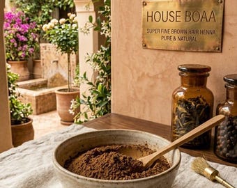 Brązowa henna naturalna farba do włosów