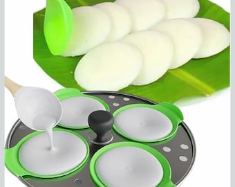 Silicone Idli Mould | BPA-Free Non-Stick Steamer Cups