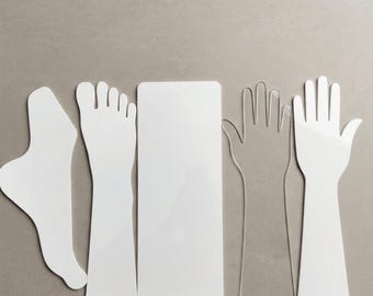 Henna Practice Boards Kit – Hands, Legs, Mehendi Training Board (Pack of 5)