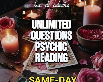 Unlimited Questions Tarot & Psychic Reading, Intuitive Guidance, Clear Boundaries Same-Day / 24h Delivery