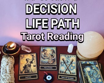 Life Path & Decision Tarot Reading, Clarity Between Two Choices, Same Day Psychic Insight Reading