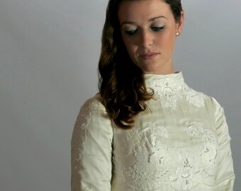 Wedding Dress, Vintage William Cahill, XS or S, 1960s