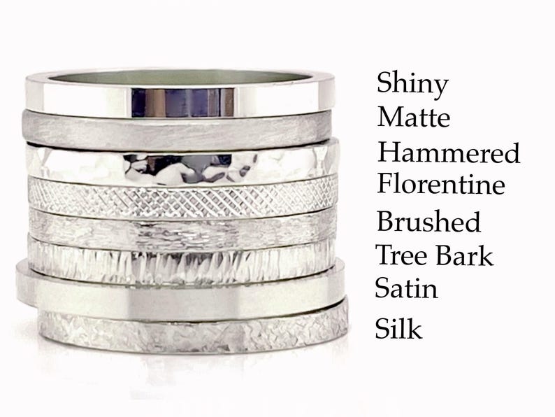 950 Platinum Ruthenium Wedding Ring, 2mm Florentine Engraved Band image 2