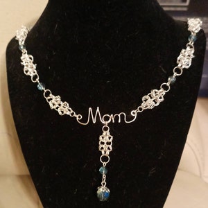Byzantine Chainmaille Mother&#39;s Day Necklace