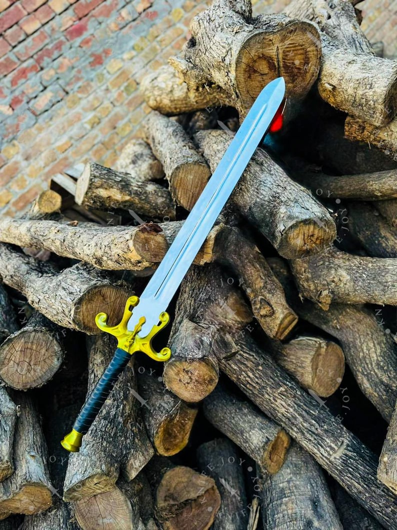He Man Power Sword & Grayskull Sword Set Handmade, Masters of the Universe Sword Replica, 1987 Fantasy Sword, Cosplay Weapon, Gift for Him He Man golden sword