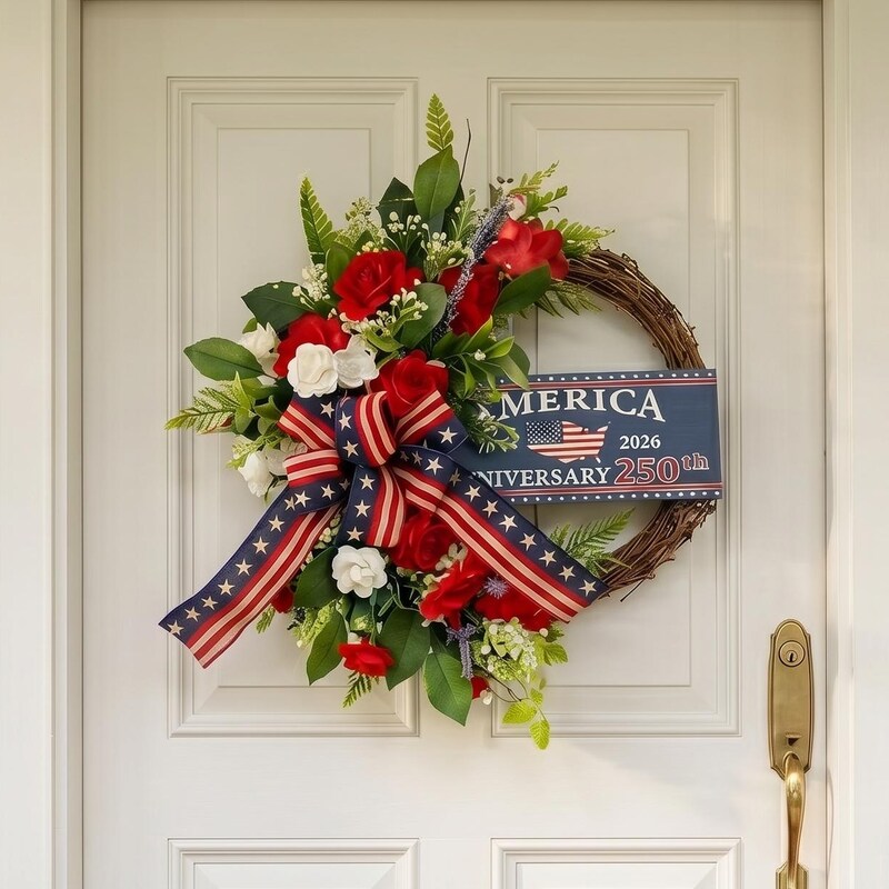 4th of July Wreaths for Front Door - Etsy