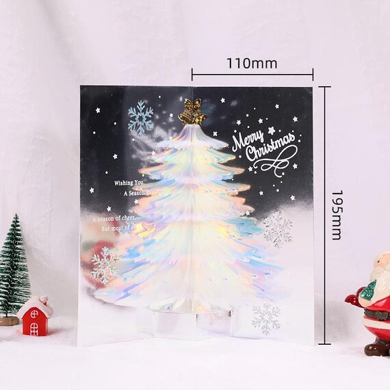3D Holographic Christmas Tree Pop up Card - Luxury Holiday Design - Etsy 3D Holographic Christmas Tree Pop up Card - Luxury Holiday Design - Etsy