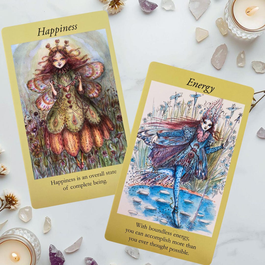 Das Faerie Guidance Orakel Deck 40 karten Faerie Wisdom Set Mit das-faerie-guidance-orakel-deck-40-karten-faerie-wisdom-set-mit