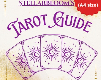 Complete Tarot Guidebook PDF (138 Pages) | Upright & Reversed Meanings, Spreads, Symbolism | Printable Download