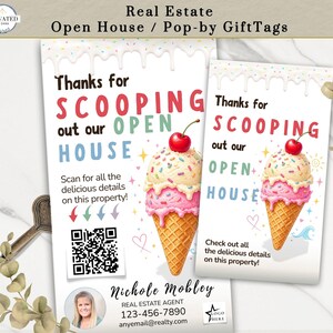 Geschenkanhänger für den Tag der offenen Tür, Ideen für den Tag der offenen Tür, Sommermarketing für Makler, Werbemittel für Immobilienangebote, Maklerbranding, Druckvorlage für Geschenkanhänger