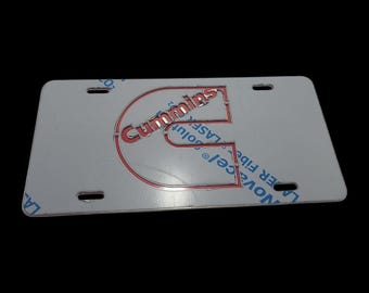 Cummins 304 Mirrored Stainless License Plate