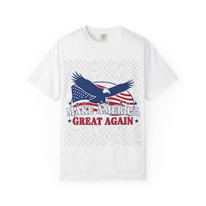 Patriotic Eagle T-Shirt - Make America Great Again, Unisex Apparel, Gift for Veterans, Independence Day, Casual Wear