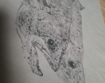 Gyotaku Bluefish