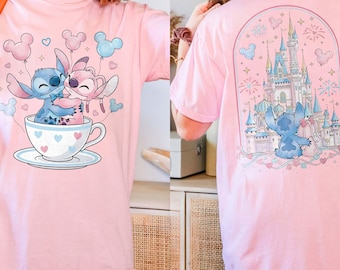 Retro Disney Stitch Shirt, Stitch und Angel Shirt, Disney Stitch Film 2026 Shirt, Disney Besties Urlaub T-Shirt, Lilo und Stitch Tee