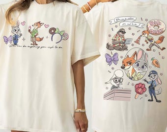 Disney Zootopia Nick & Judy Shirt, Retro Zootropolis Shirt, Disney Zootopia Trip 2026 Tee, Disney Kids Tee, WDW Adventure Tee