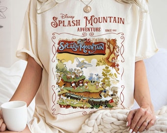 Retro Disneyland Splash Mountain Shirt, Disney Splash Mountain shirt, Disneyland Vacation Tee, Disney Group Shirt, Disney Family Trip Shirt
