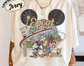 Vintage Disney Epcot 2026 Shirt, Disney Epcot Matching Shirt, Disney Family Matching Shirt, Disney Epcot Shirt, Disney World Traveler Shirt