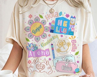Camiseta "Es un mundo pequeño" de Disney Fantasyland, camiseta Disney Dreams, camiseta familiar a juego de Disneyland, vacaciones familiares 2026