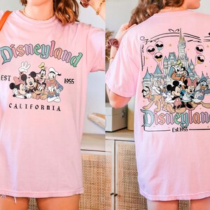 Koszulka vintage Disneyland California, dwustronna koszulka z Myszką Miki i Przyjaciele zdjęcie 7