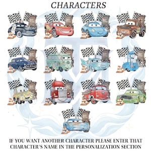 Camiseta retro de Rayo McQueen con dos caras y colores cómodos, camiseta de Cars de Disney, camiseta de Cars de Disney Pixar, camiseta de Cars Family Vacation 2026 imagen 3