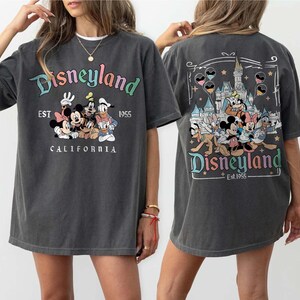 Koszulka vintage Disneyland California, dwustronna koszulka z Myszką Miki i Przyjaciele zdjęcie 2