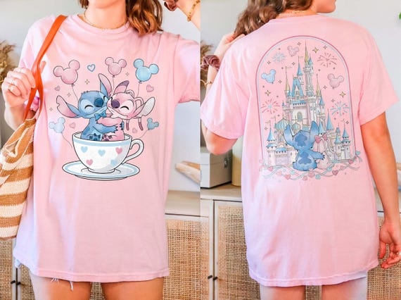 Retro Disney Stitch Shirt, Stitch and Angel Shirt, Disney Stitch Movie 2026 Shirt, Disney Besties Vacation Tee, Lilo and Stitch Tee