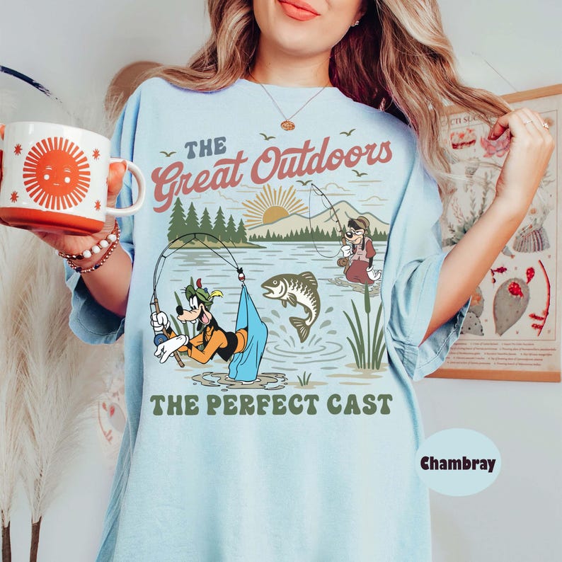 Camiseta vintage de Disney Goofy y Max Goofy, "The Great Outdoors", "Perfect Cast Disney", "Disney Rad Dad Rad Son", "Día del Padre, papá y yo" imagen 3